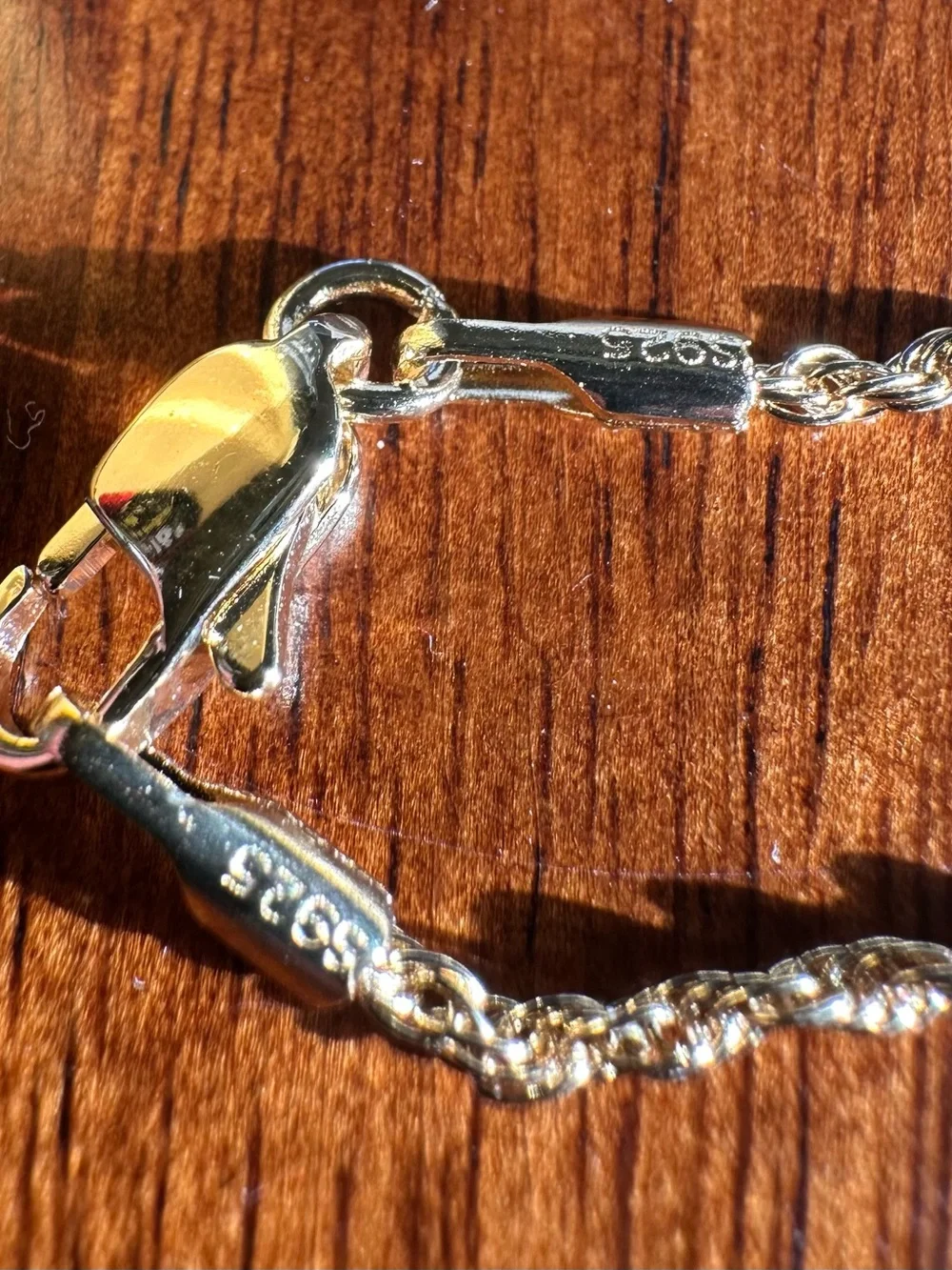 Silver Twisted Metal Necklace Chain - Silver